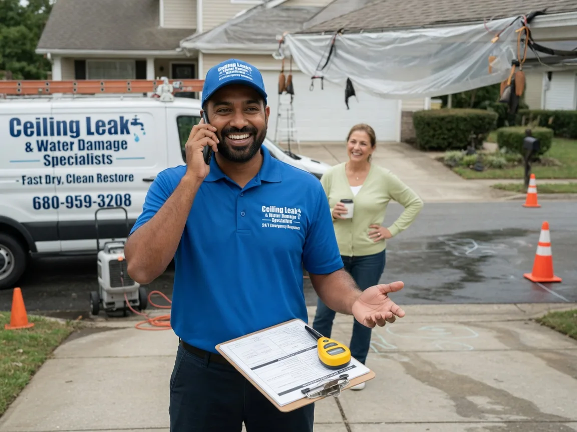 Ceiling Leak Cleanup Shelby, NC FAQs